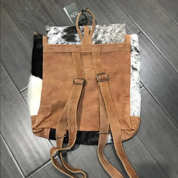 Myra hairon backpack bag (S-0982) - Picture 3 of 8